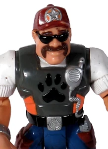 1999 Mattel Fisher Price Rescue Heroes Bill Barker K9 Police 6.0" Action Figure - Picture 1 of 4