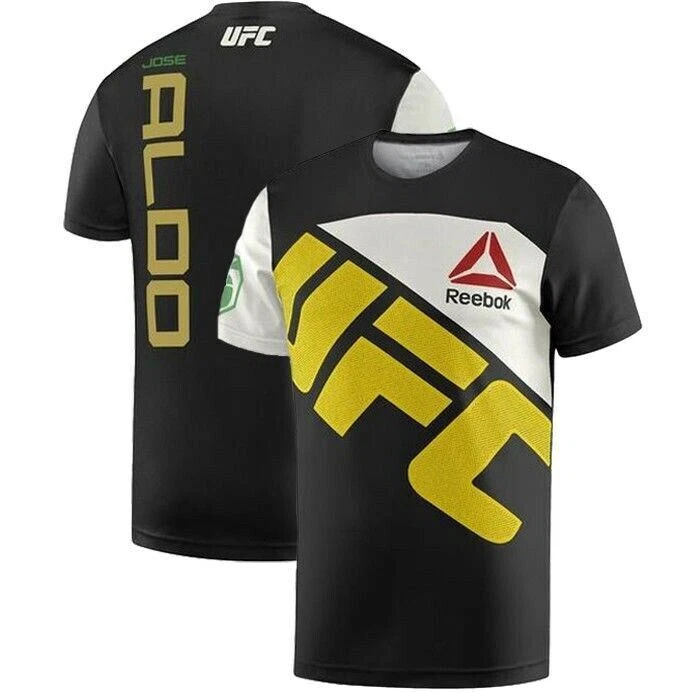 [AH7922] 男式 Reebok JOSE ALDO UFC 正品球衣 - 官方战斗机套件衬衫 — 第 1/1 张图片