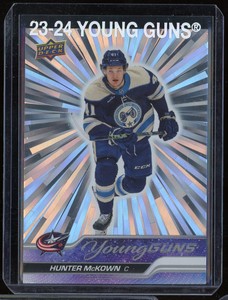 2023-24 Upper Deck Young Guns Outburst Silver #231 Hunter McKown