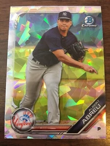 2019 Bowman Draft Sapphire BDC-37 ALBERT ABREU New York Yankees - Picture 1 of 2