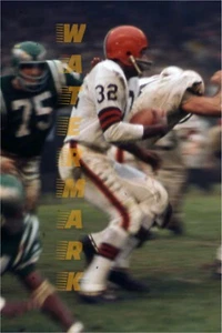 Jim Brown Cleveland Browns vs. Eagles print from 35mm negative (4 sizes) - Picture 1 of 1