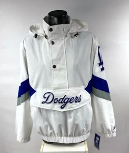 Los Angeles Dodgers MLB Spring 2023 Starter Hooded Half Zip Jacket M L XL 2X - Bild 1 von 8