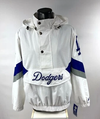 Jaqueta LOS ANGELES DODGERS MLB primavera 2023 iniciante com capuz meio zíper M G XL 2X - Imagem 1 de 4