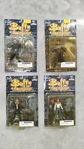 4 Buffy The Vampire Slayer Moore Collectibles Angel Willow Master Action Figures - Picture 1 of 15