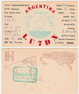 RADIOAMATORE - RADIO CARD - ARGENTINA -20251- - Picture 1 of 1