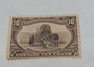 SC#290 1898 10 CENT TRANS MISSISSIPPI NEVER HINGED - Picture 1 of 2