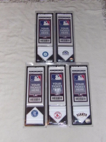 MLB Various Teams That's My Ticket My First Game Ticket Stand MLB Display New Cover