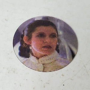 1997 Doritos STAR WARS Lenticular Pog #17 Of 20 Princess Leia and R2-D2 Droid - Picture 1 of 2