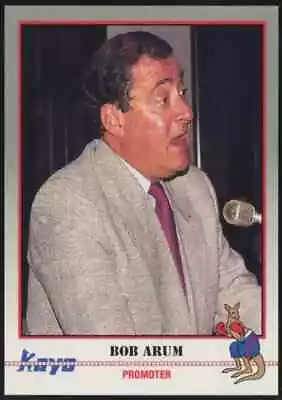 1991 Kayo Boxing Bob Arum #168 - Image 1 of 2
