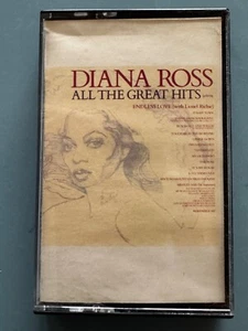CASSETTE: DIANA ROSS - ALL THE GREATEST HITS / MOTOWN / 1981 - Foto 1 di 6