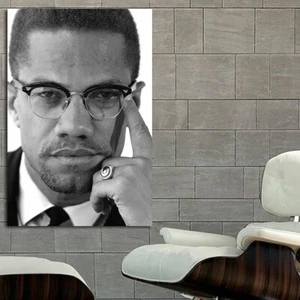 Póster y lienzo EB002BW Malcolm X inspiración activista motivación - Imagen 1 de 6