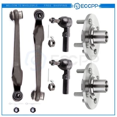 6pcs Suspension Kit + Wheel Hub and Bearing For 1994-2002 Saturn SC2 SL2 - Image 1 of 4