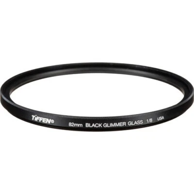 Tiffen 82mm Black Glimmerglass Diffusion Filter (1/8 Density) 82BLKGG18 - Image 1 of 3