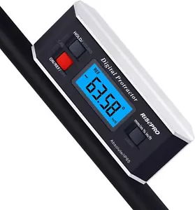 Inclinometer RISEPRO Digital Protractor Angle Finder Level Inclinometer - Picture 1 of 8