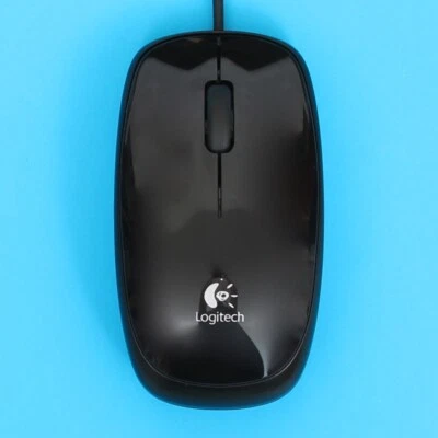 Logitech M-U0017 Optical USB 2-Button Computer Mouse w/ Scroll Wheel (Black) - Image 1 of 3