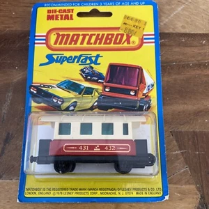 Matchbox 1976 Superfast MOC No 44 Passenger Coach - Picture 1 of 3