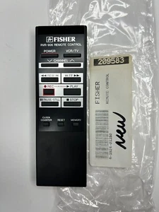 Fisher RVR-906 VCR Remote Control, OEM NOS for FVH907, FVH906 - Picture 1 of 2