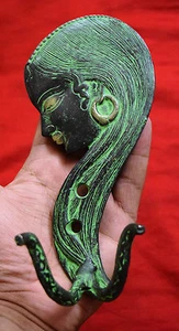 Girl Figure Hook Brass Handmade Vintage Style Hook Clothes Towel Wall Decor Hook - Picture 1 of 5