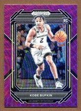 Kobe Bufkin 2023 Panini Prizm Draft Picks Prizms Purple Wave RC #22