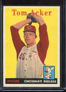 1958 Topps Baseball # 149 Tom Acker (NM) Near Mint - Picture 1 of 2