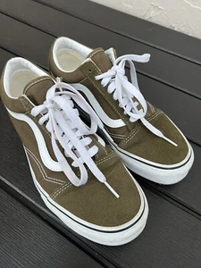 Vans Shoes Green Suede /Canvas Skater Shoe Womens 8 Mens 6.5. - Picture 1 of 19