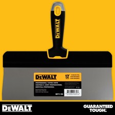 DEWALT Taping Knife 12" Stainless Steel Big Back Drywall Taping Tool 