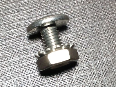 100 peças 10-32 x 3/8" rebites de grade de aço inoxidável rebite parafusos porcas serve Chevy - Imagem 1 de 4