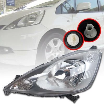 Se adapta a Honda Fit Jazz GE 2009-2011 LH lámpara de cabeza izquierda luz delantera lente transparente Foto 1 de 4