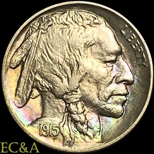 1915 BUFFALO NICKEL SUPERB GEM BU (BN198) - Picture 1 of 2