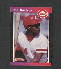 1989 Donruss Eric Davis #80 Cincinnati Reds