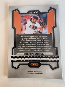 Colton Cowser 2024 Panini Prizm Rookie #100 - Picture 1 of 2
