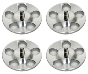(4) OEM 2000-2002 Lincoln LS Machined Center Caps / Hubcaps 3369 - Picture 1 of 3