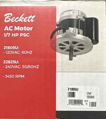 Motor quemador de aceite Beckett 21805U nuevo en caja Foto 1 de 2