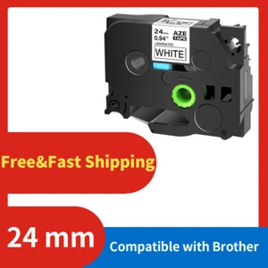 Compatible para Brother P-touch Tz TZe251 24 mm 1" Cinta Etiqueta Blanca PT-D600 E500 - Imagen 1 de 27