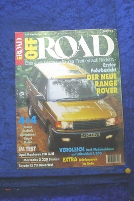 Off Road (X) 10/94 Toyota KJ 73 Range Rover Mercedes G 320 Opel Monterey LTD - Immagine 1 di 2