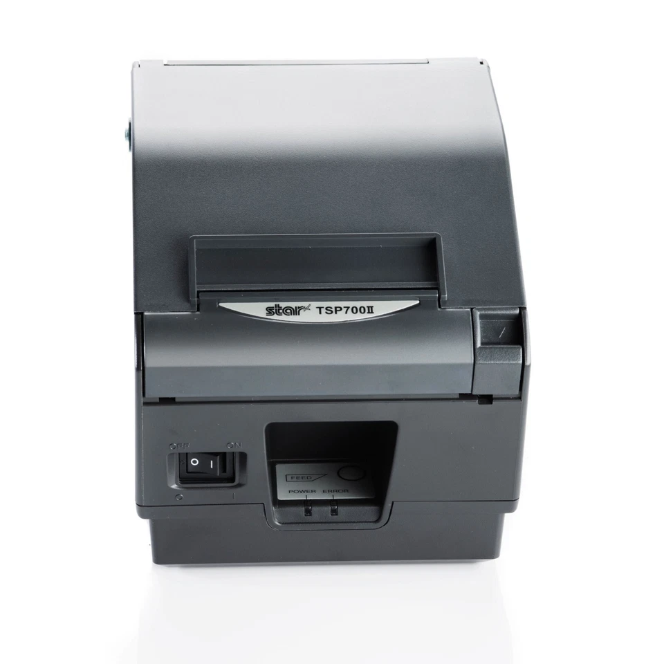 New Star Micronics TSP743II-24-GRY Thermal Printer Grey LAN Interface EPOS POS - Image 1 of 4