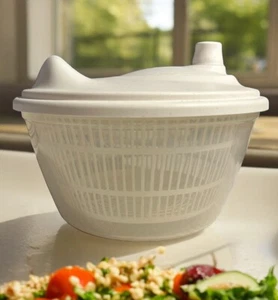 Ikea salad serving bowl spinner TOKIG Clear bowl - Picture 1 of 13