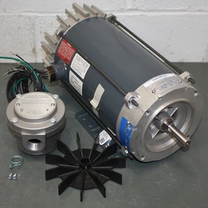 PARTIAL - Marathon Hazardous Location Motor 056T17G15610, 2 HP, 230/460V AC, 3PH - Picture 1 of 15
