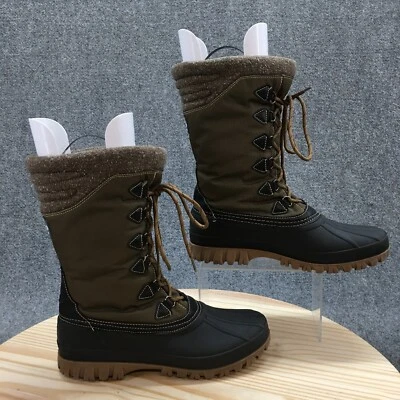 Botas de invierno impermeables Storm by Cougar para mujer 11 Conga verde oliva piel sintética media Foto 1 de 4