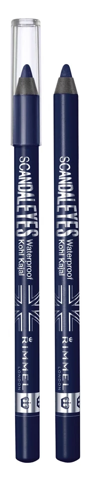 2 RIMMEL ScandalEyes Waterproof Kohl Kajal Eye Liner DEEP BLUE 006 BOXED - Image 1 of 1