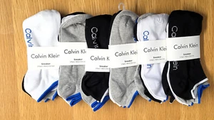 Calvin Klein Men's Sneaker Socks 1 pack=3 pairs|Ankle Trainer|One size|3 colors - Picture 1 of 2