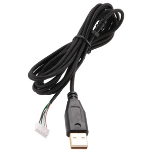 Usb Cable Mice Line For  Deathadder 2013 . 2.1M 5 Wires 5 Pins Black4729 - Afbeelding 1 van 7