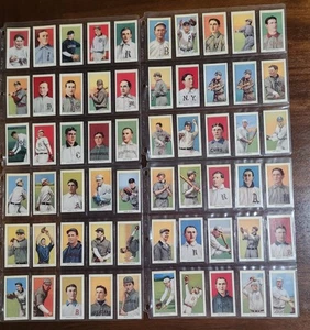 1988 CCC 1909-11 T206 reimpresión lote de 522 tarjetas de tabaco Cobb, Wagner+ con carpeta - Imagen 1 de 21