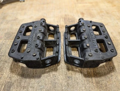 Pedales MKS Grafight-X 9/16 BMX vintage hechos en Japón Foto 1 de 4