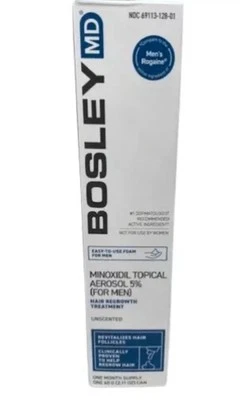 Bosley MD Minoxidil Topical Aerosol Foam 5% for Men 2.11 Oz -03/2024 - Image 1 of 2