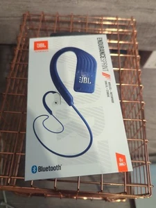 JBL Endurance Sprint Bluetooth Wireless Waterproof Headphones - Blue - BRAND NEW - Picture 1 of 4