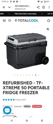 TOTALCOOL UK - TF- XTREME 50 12/24V Portable Fridge Freezer REFURBISHED  - Image 1 of 3