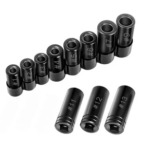 70700 Tap Socket Set, Magnetic Socket Adapter for Tap and Die Use, Fits Metri... - Picture 1 of 7