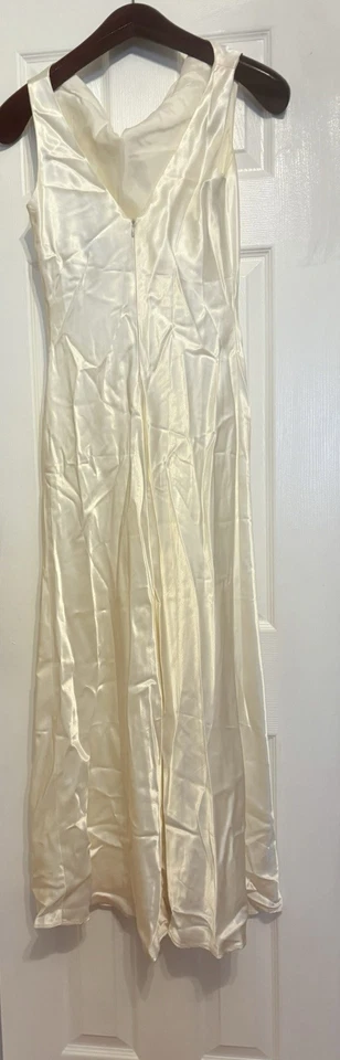 Vestido de noche vintage 1997 ABS marfil Foto 1 de 2