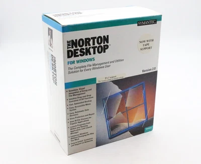 Symantec The Norton Desktop for Windows Utilities Software V2.0 RETAIL BIG BOX - Image 1 of 4